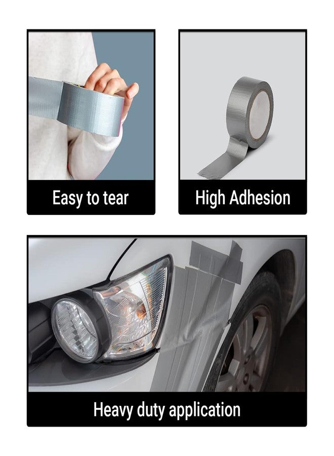 TRENDIKRAFT 48mm x 25 meter Pack of 1 Multipurpose Grey Waterproof Super Adhesive Duct Tape for Water Leakage in Tank Roof Easy to Tear - Image 4